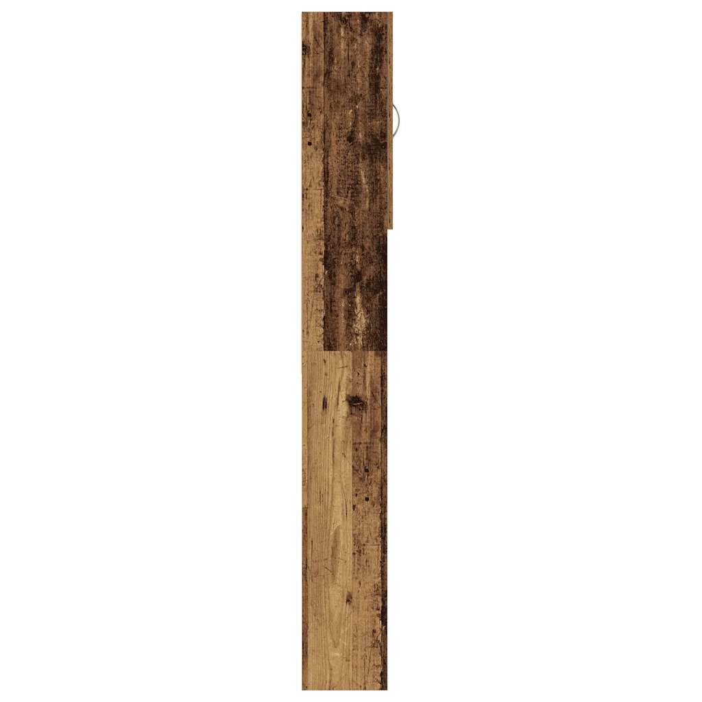 Wasmachinekast 64x25,5x190 cm oud houtkleurig is nu te koop bij PeponiXL, paradijselijk wonen!