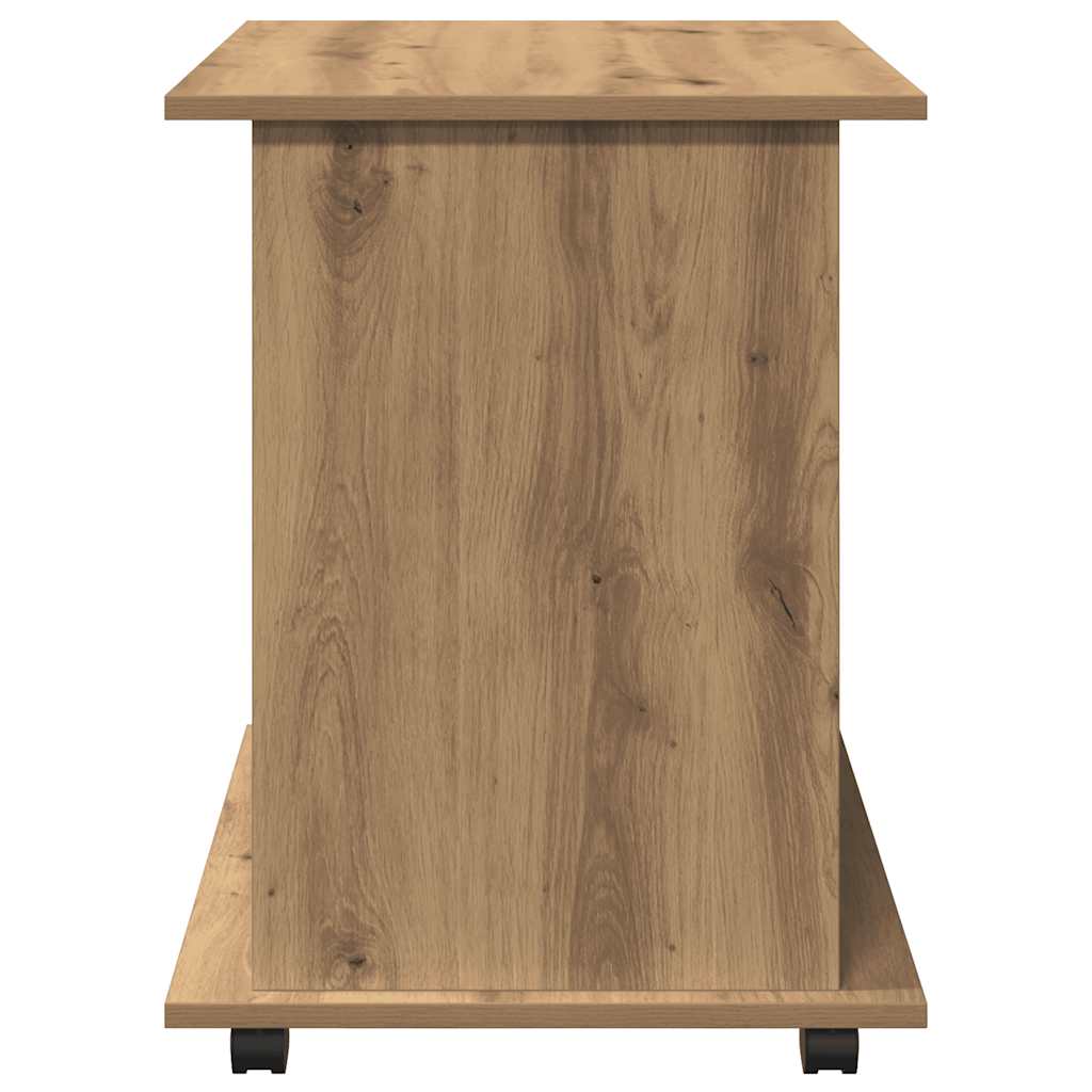 Rolkast 60x45x60 cm bewerkt hout artisanaal eikenkleurig is nu te koop bij PeponiXL, paradijselijk wonen!