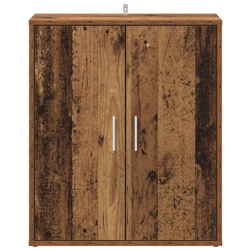 Schoenenkast 60x35x70 cm bewerkt hout oud houtkleurig is nu te koop bij PeponiXL, paradijselijk wonen!