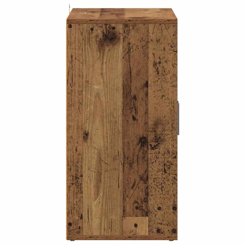 Schoenenkast 60x35x70 cm bewerkt hout oud houtkleurig is nu te koop bij PeponiXL, paradijselijk wonen!