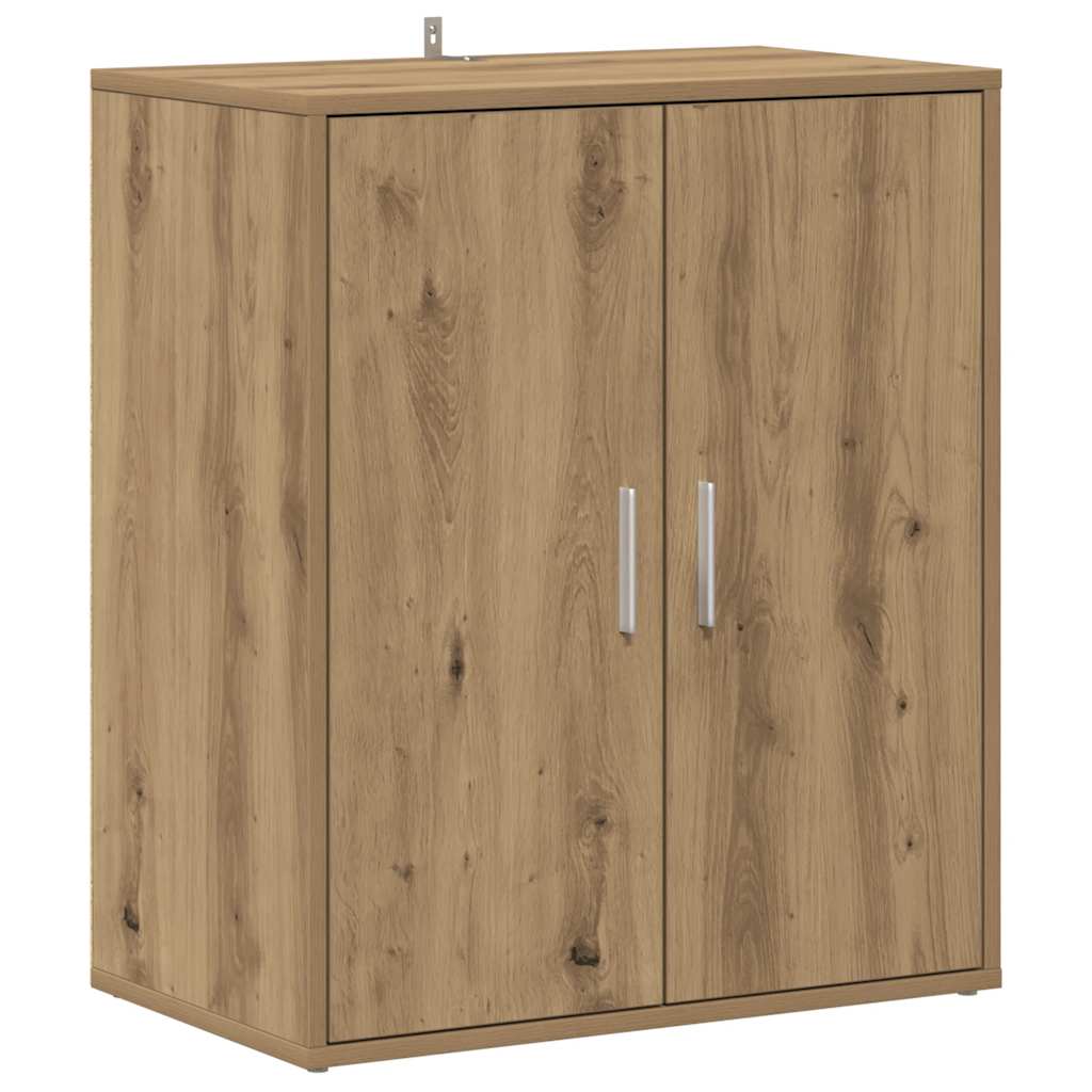 Schoenenkast 60x35x70 cm bewerkt hout artisanaal eikenkleur is nu te koop bij PeponiXL, paradijselijk wonen!