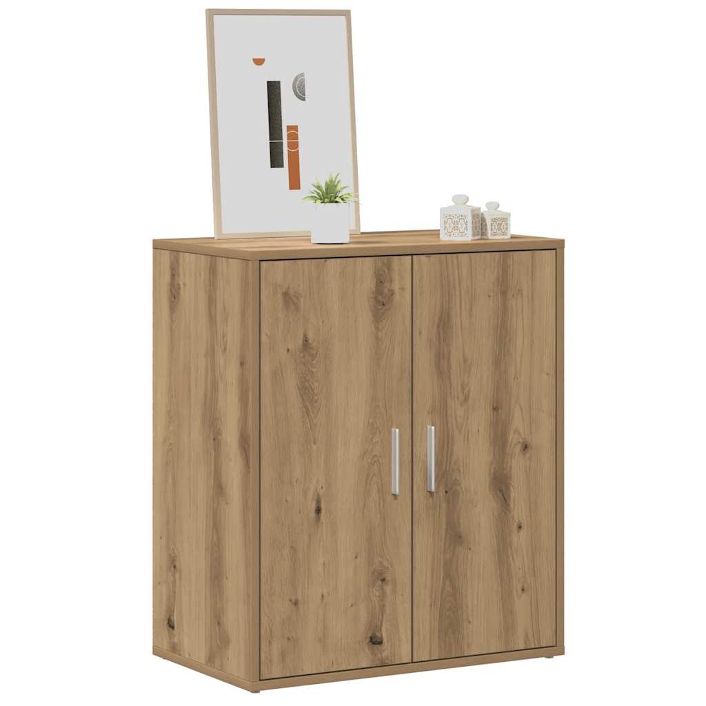 Schoenenkast 60x35x70 cm bewerkt hout artisanaal eikenkleur is nu te koop bij PeponiXL, paradijselijk wonen!