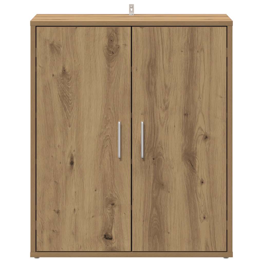Schoenenkast 60x35x70 cm bewerkt hout artisanaal eikenkleur is nu te koop bij PeponiXL, paradijselijk wonen!