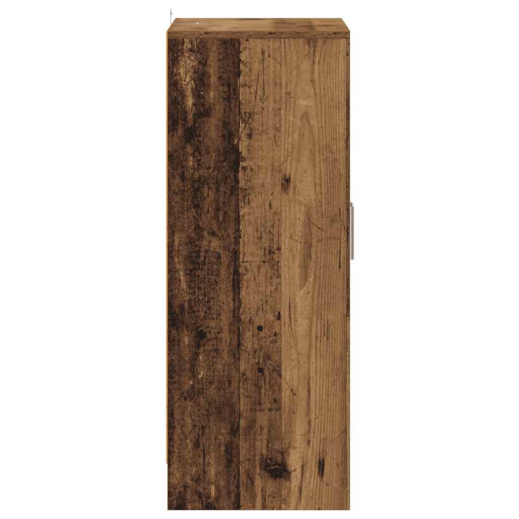 Schoenenkast 60x35x92 cm bewerkt hout oud houtkleurig is nu te koop bij PeponiXL, paradijselijk wonen!