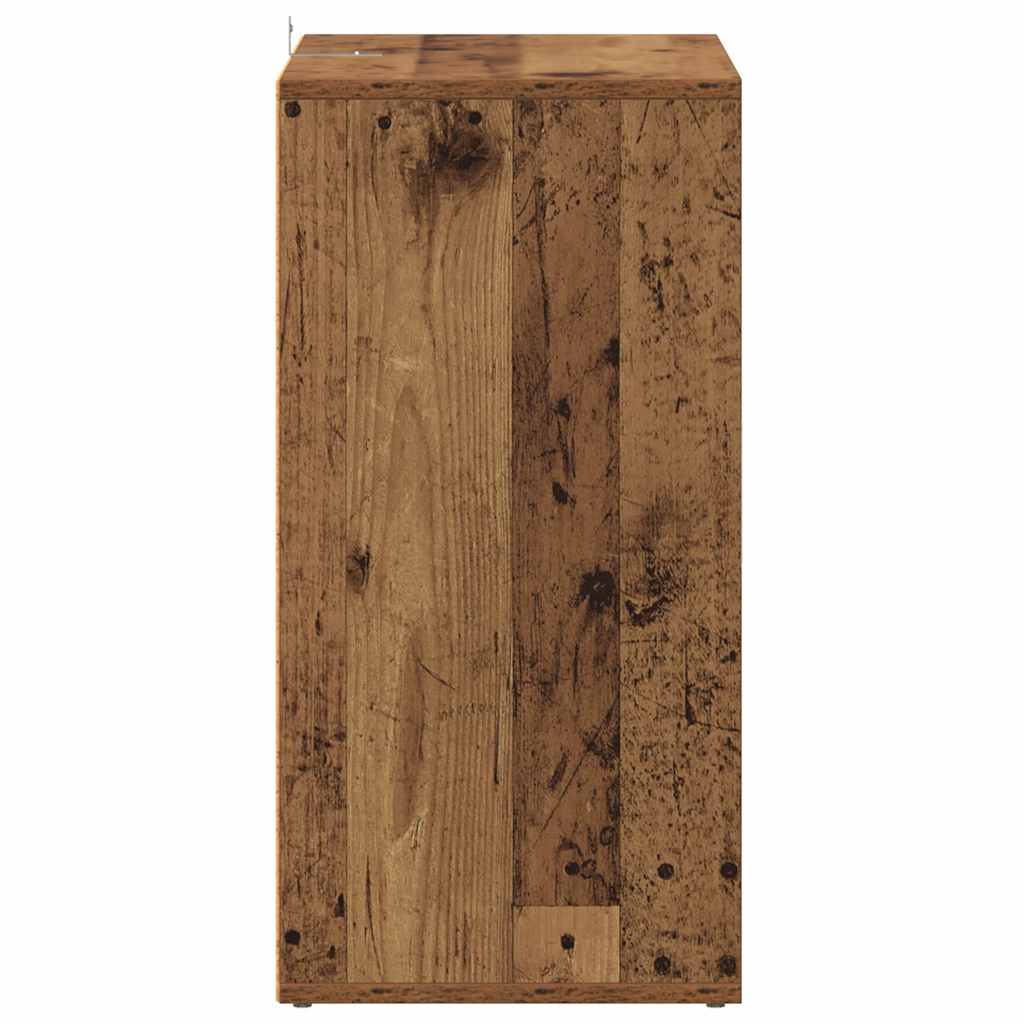 Schoenenkast 60x35x70 cm bewerkt hout oud houtkleurig is nu te koop bij PeponiXL, paradijselijk wonen!