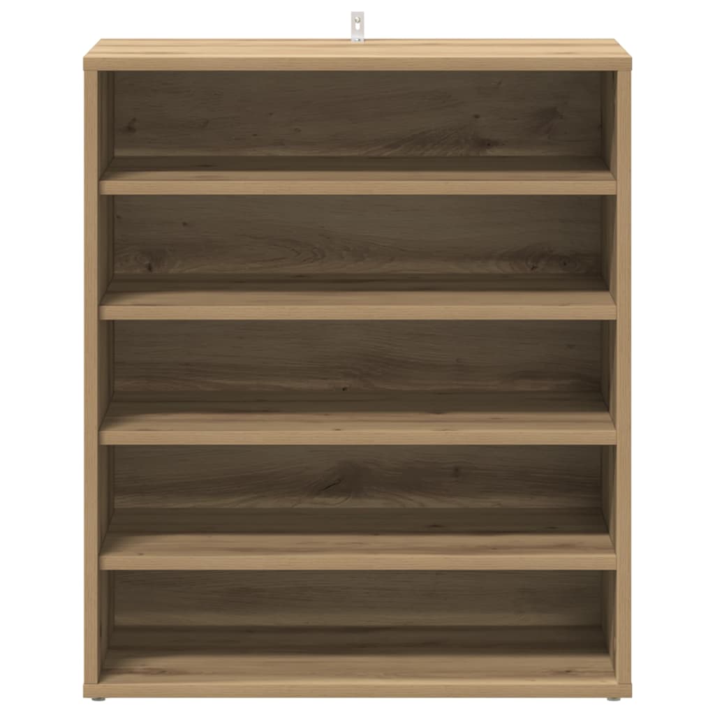 Schoenenkast 60x35x70 cm bewerkt hout artisanaal eikenkleur is nu te koop bij PeponiXL, paradijselijk wonen!