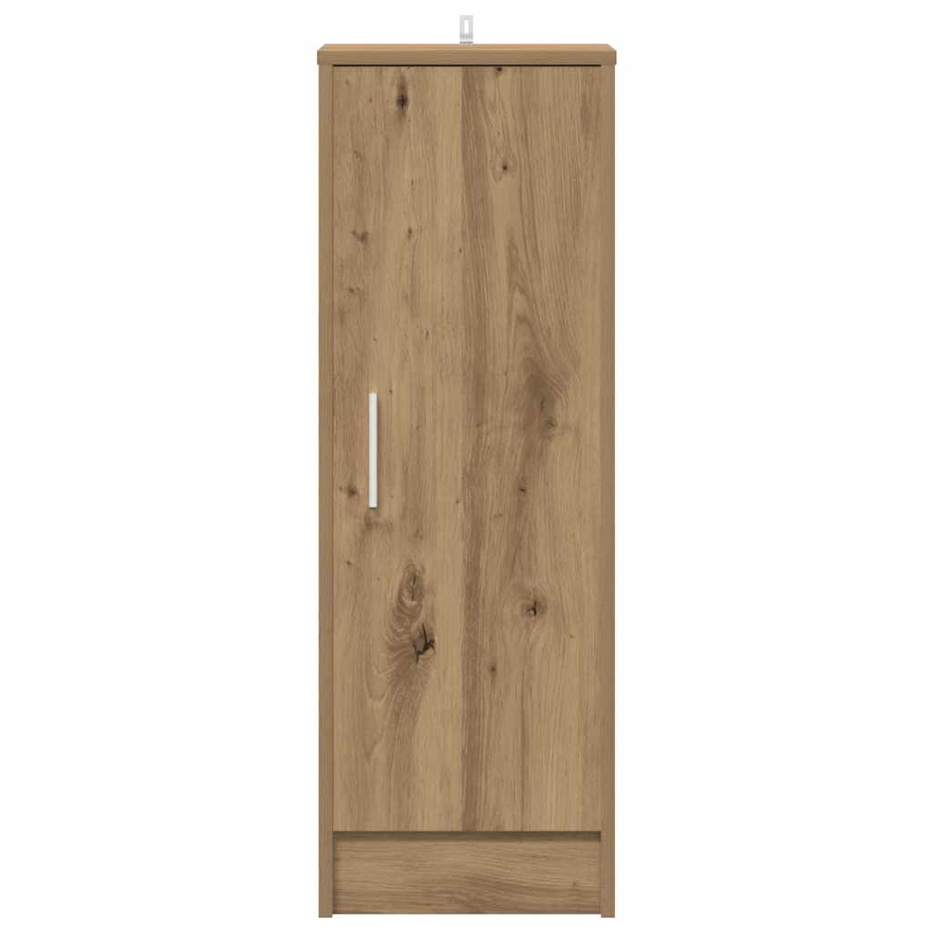 Schoenenkast 32x35x92 cm bewerkt hout oud houtkleurig is nu te koop bij PeponiXL, paradijselijk wonen!