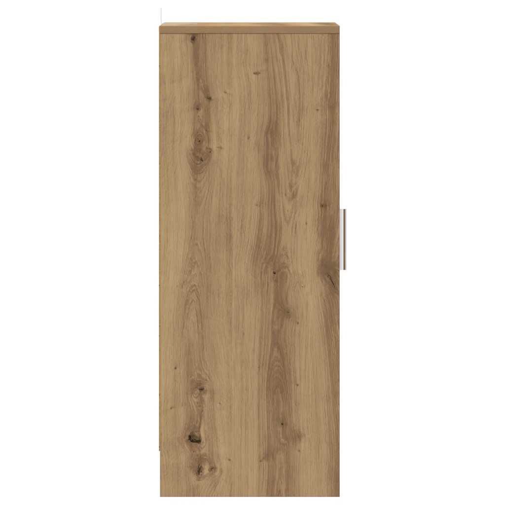 Schoenenkast 32x35x92 cm bewerkt hout oud houtkleurig is nu te koop bij PeponiXL, paradijselijk wonen!