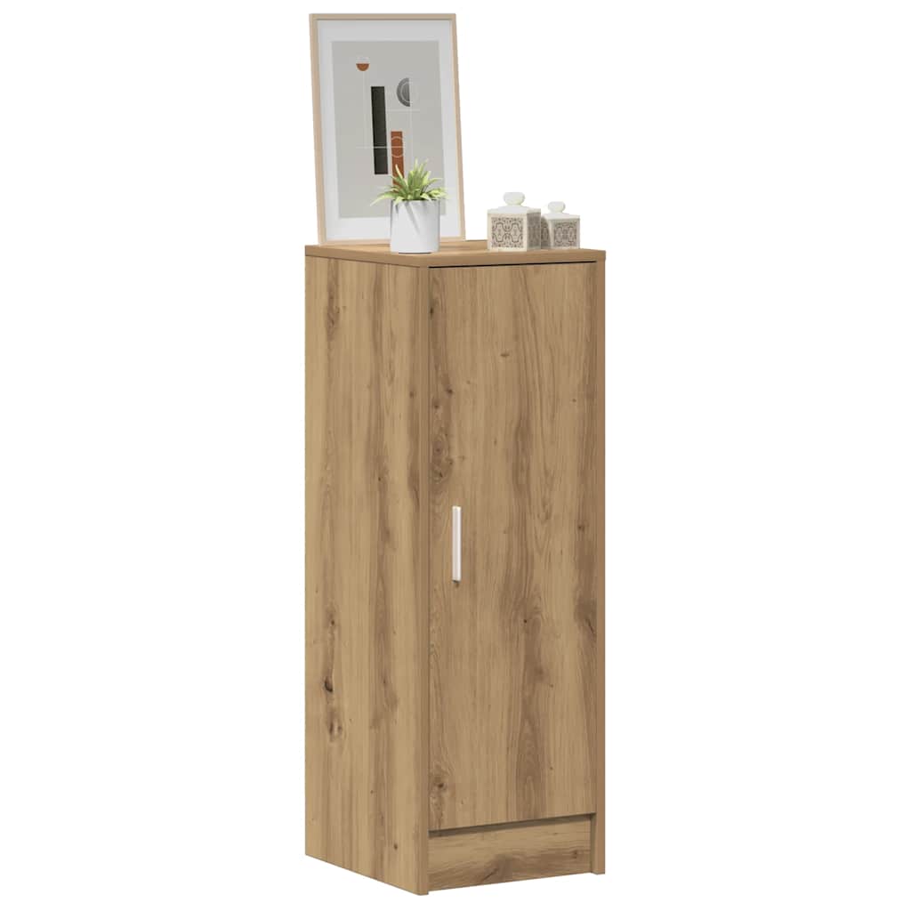 Schoenenkast 32x35x92 cm bewerkt hout artisanaal eikenkleur is nu te koop bij PeponiXL, paradijselijk wonen!