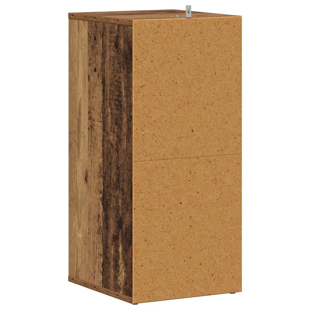 Schoenenkast 32x35x70 cm bewerkt hout oud houtkleurig is nu te koop bij PeponiXL, paradijselijk wonen!