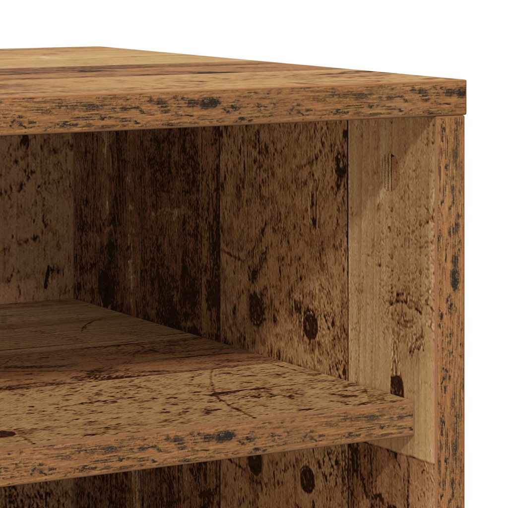 Schoenenkast 32x35x70 cm bewerkt hout oud houtkleurig is nu te koop bij PeponiXL, paradijselijk wonen!
