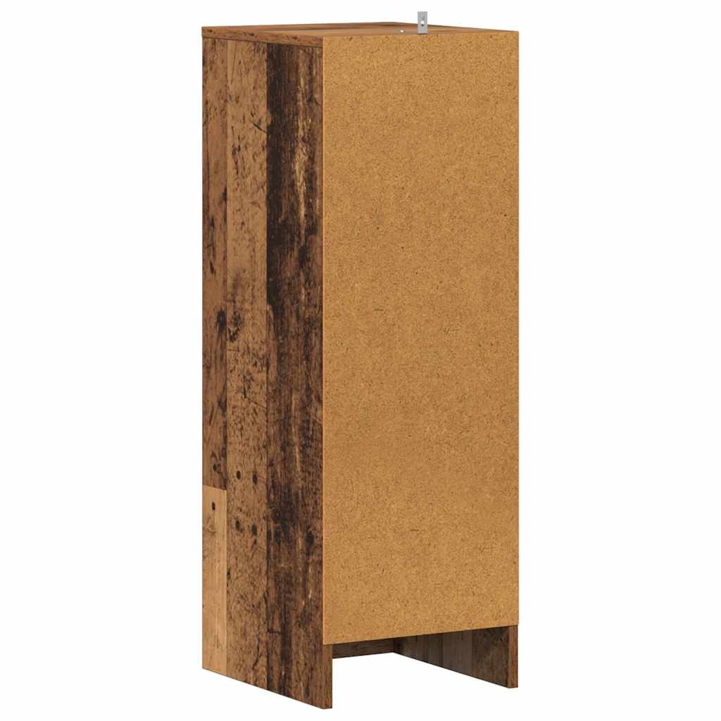 Schoenenkast 32x35x92 cm bewerkt hout oud houtkleurig is nu te koop bij PeponiXL, paradijselijk wonen!
