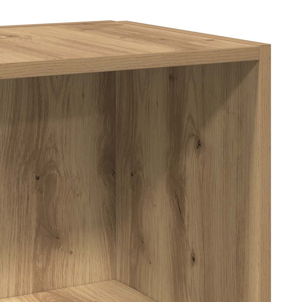 Bijzettafel 33x33x34 cm bewerkt hout artisanaal eikenkleurig is nu te koop bij PeponiXL, paradijselijk wonen!