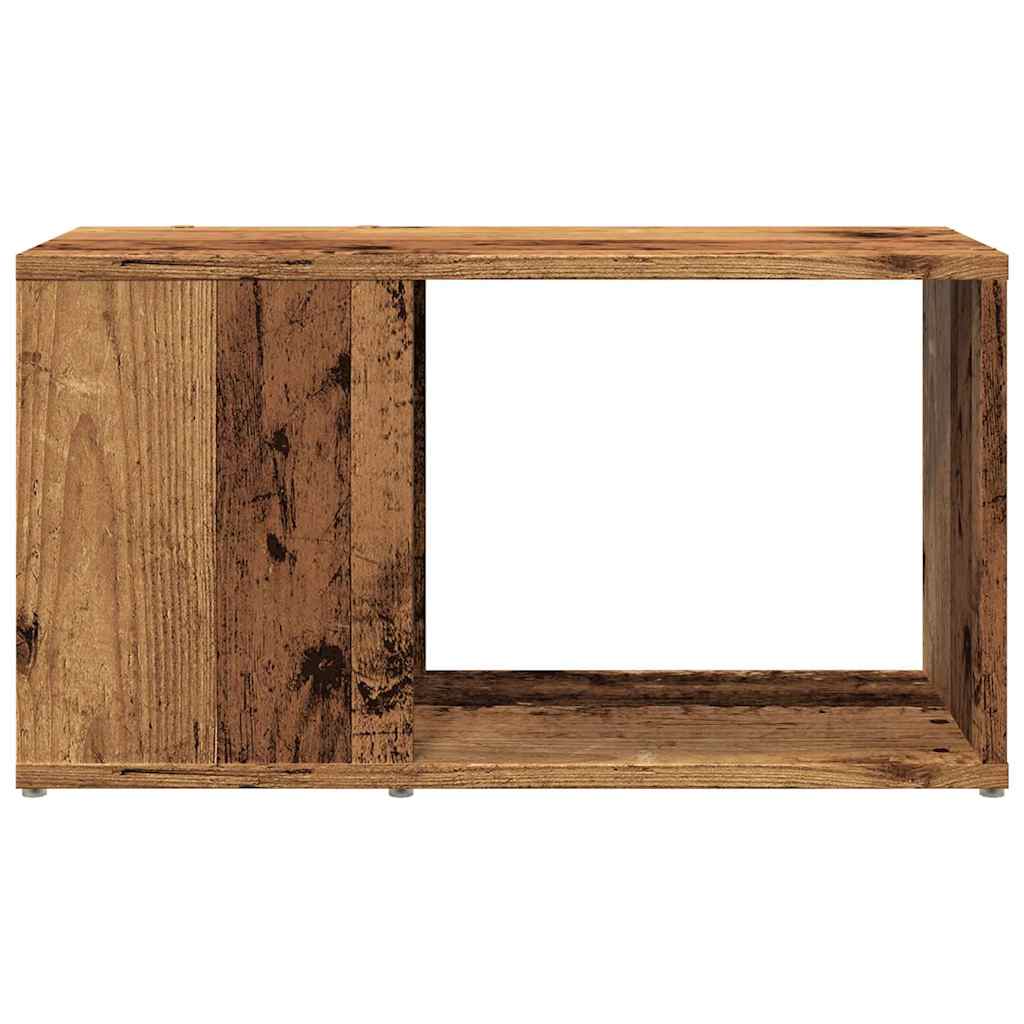 Tv-meubel 60x24x32 cm bewerkt hout oud houtkleurig is nu te koop bij PeponiXL, paradijselijk wonen!