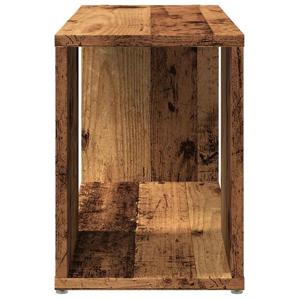 Tv-meubel 60x24x32 cm bewerkt hout oud houtkleurig is nu te koop bij PeponiXL, paradijselijk wonen!