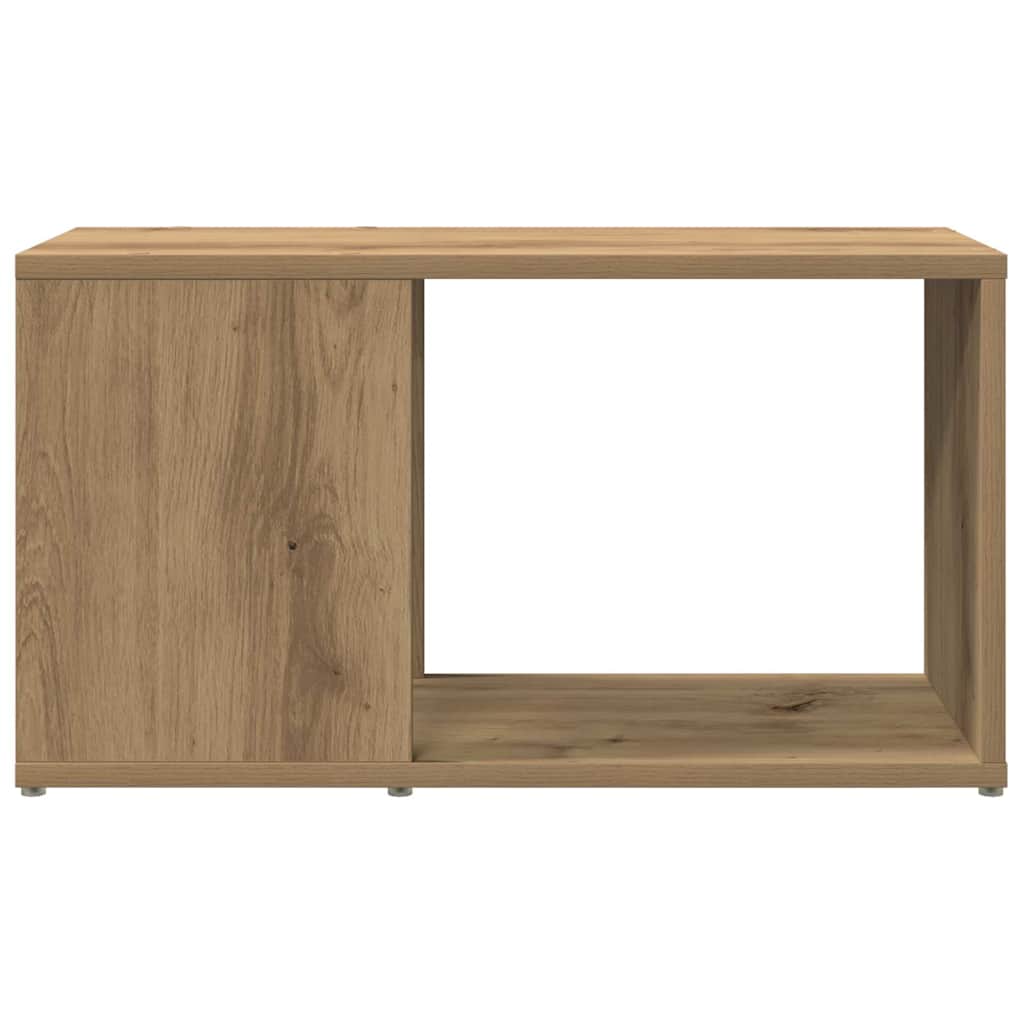 Tv-meubel 60x24x32 cm bewerkt hout artisanaal eikenkleur is nu te koop bij PeponiXL, paradijselijk wonen!