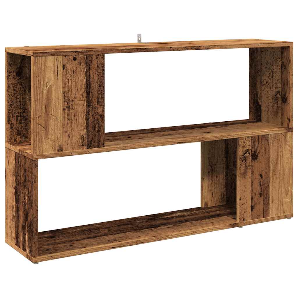 Boekenkast 100x24x63 cm bewerkt hout oud houtkleurig is nu te koop bij PeponiXL, paradijselijk wonen!