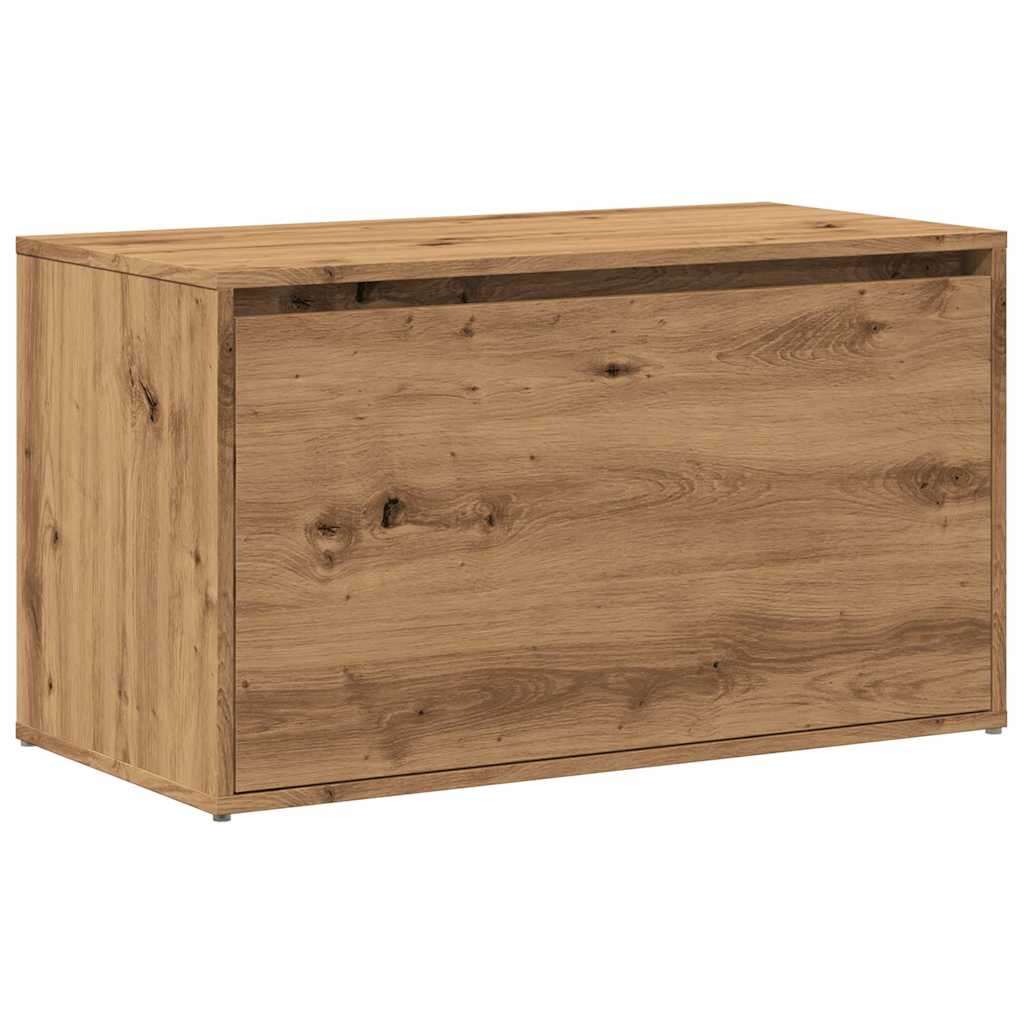 Halbankje 80x40x45 cm bewerkt hout artisanaal eikenkleur is nu te koop bij PeponiXL, paradijselijk wonen!