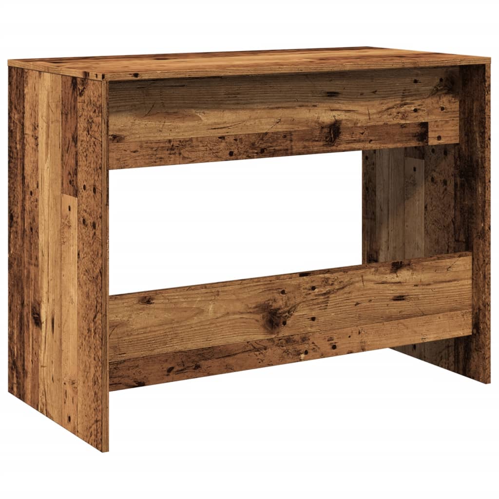 Bureau 101x50x76,5 cm bewerkt hout oud houtkleurig is nu te koop bij PeponiXL, paradijselijk wonen!