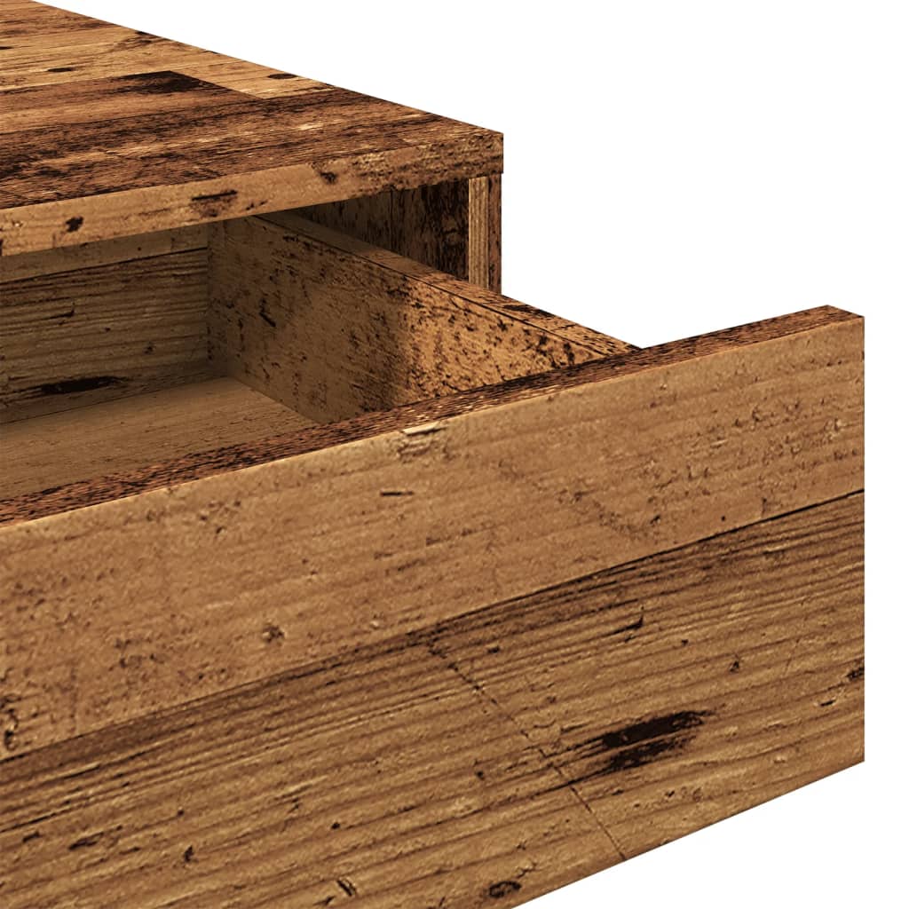 Bureau 101x50x76,5 cm bewerkt hout oud houtkleurig is nu te koop bij PeponiXL, paradijselijk wonen!