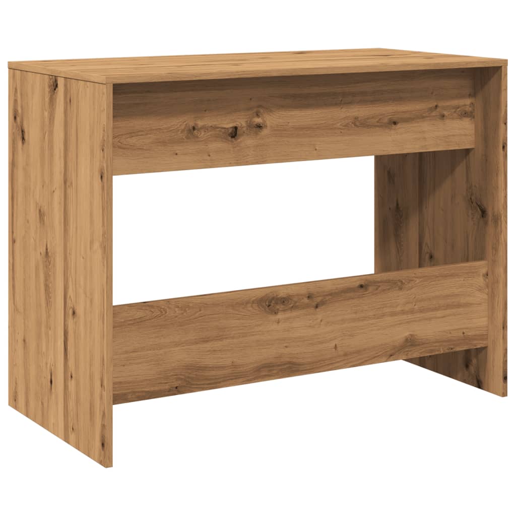 Bureau 101x50x76,5 cm bewerkt hout artisanaal eikenkleur is nu te koop bij PeponiXL, paradijselijk wonen!