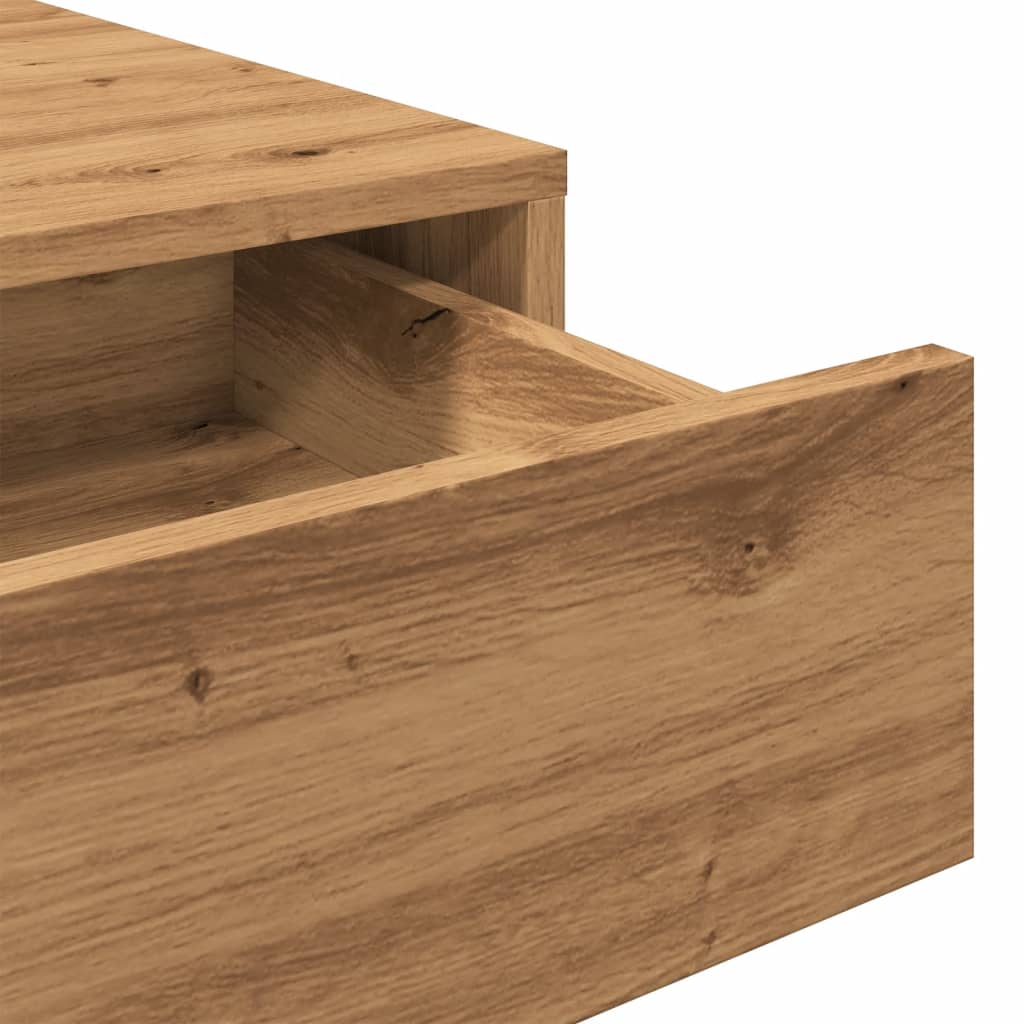 Bureau 101x50x76,5 cm bewerkt hout artisanaal eikenkleur is nu te koop bij PeponiXL, paradijselijk wonen!