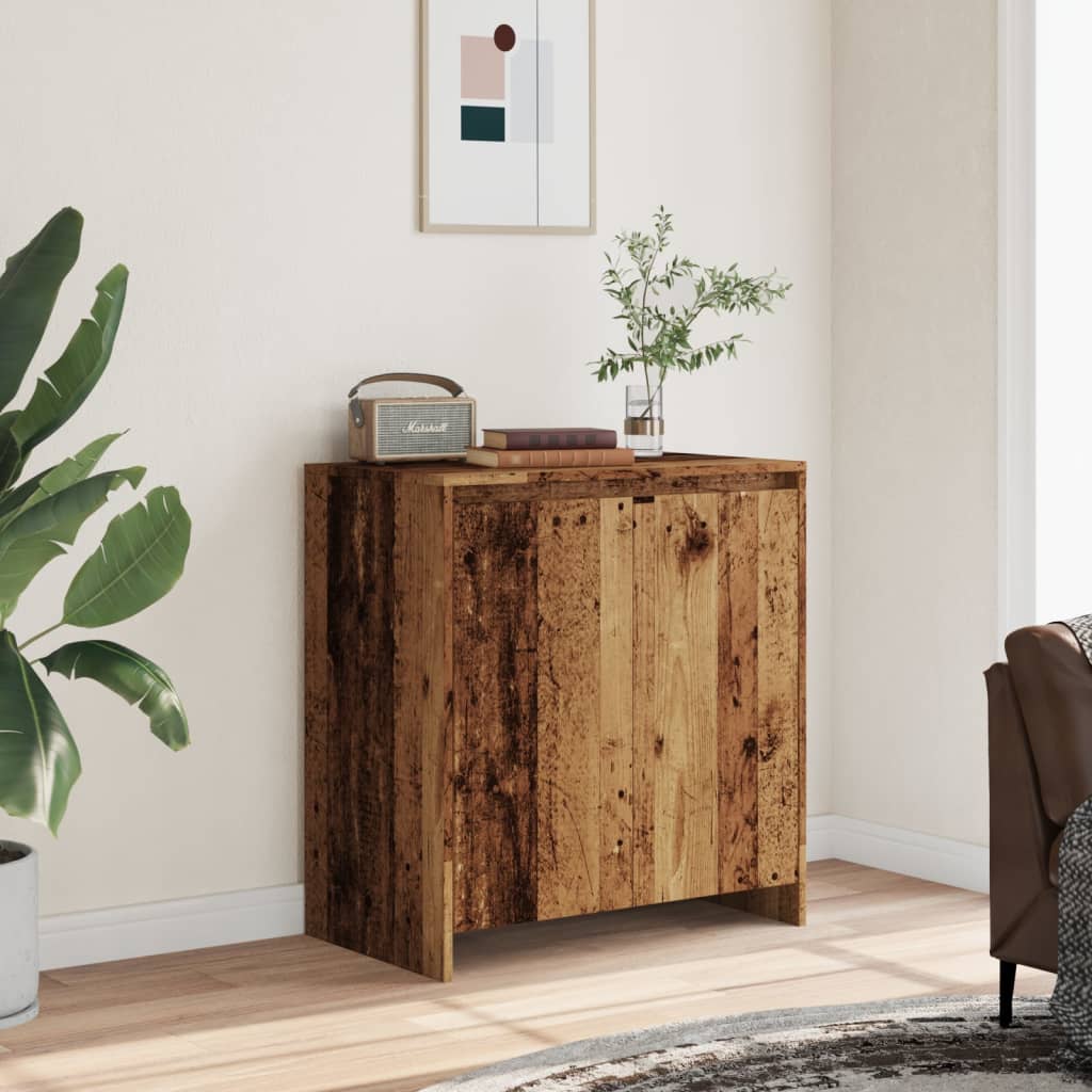 Dressoir 70x41x75 cm bewerkt hout oud houtkleurig is nu te koop bij PeponiXL, paradijselijk wonen!