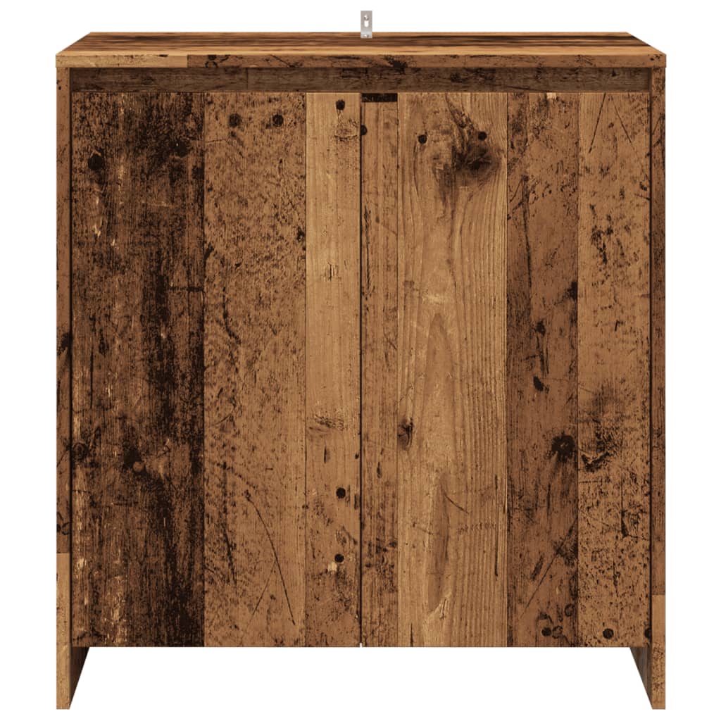 Dressoir 70x41x75 cm bewerkt hout oud houtkleurig is nu te koop bij PeponiXL, paradijselijk wonen!