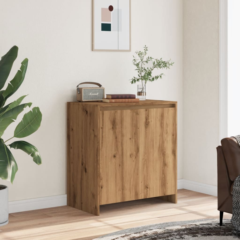 Dressoir 70x41x75 cm bewerkt hout artisanaal eikenkleur is nu te koop bij PeponiXL, paradijselijk wonen!
