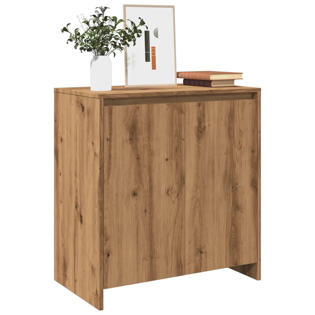 Dressoir 70x41x75 cm bewerkt hout artisanaal eikenkleur is nu te koop bij PeponiXL, paradijselijk wonen!