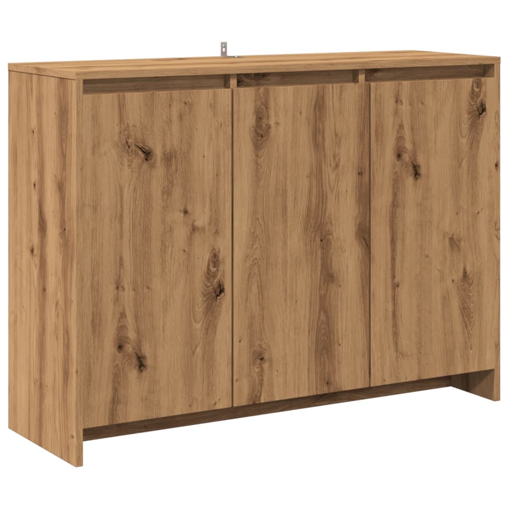 Dressoir 102x33x75 cm bewerkt hout artisanaal eikenkleurig is nu te koop bij PeponiXL, paradijselijk wonen!