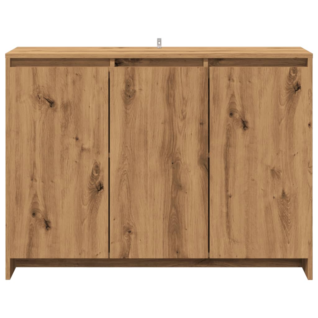 Dressoir 102x33x75 cm bewerkt hout artisanaal eikenkleurig is nu te koop bij PeponiXL, paradijselijk wonen!