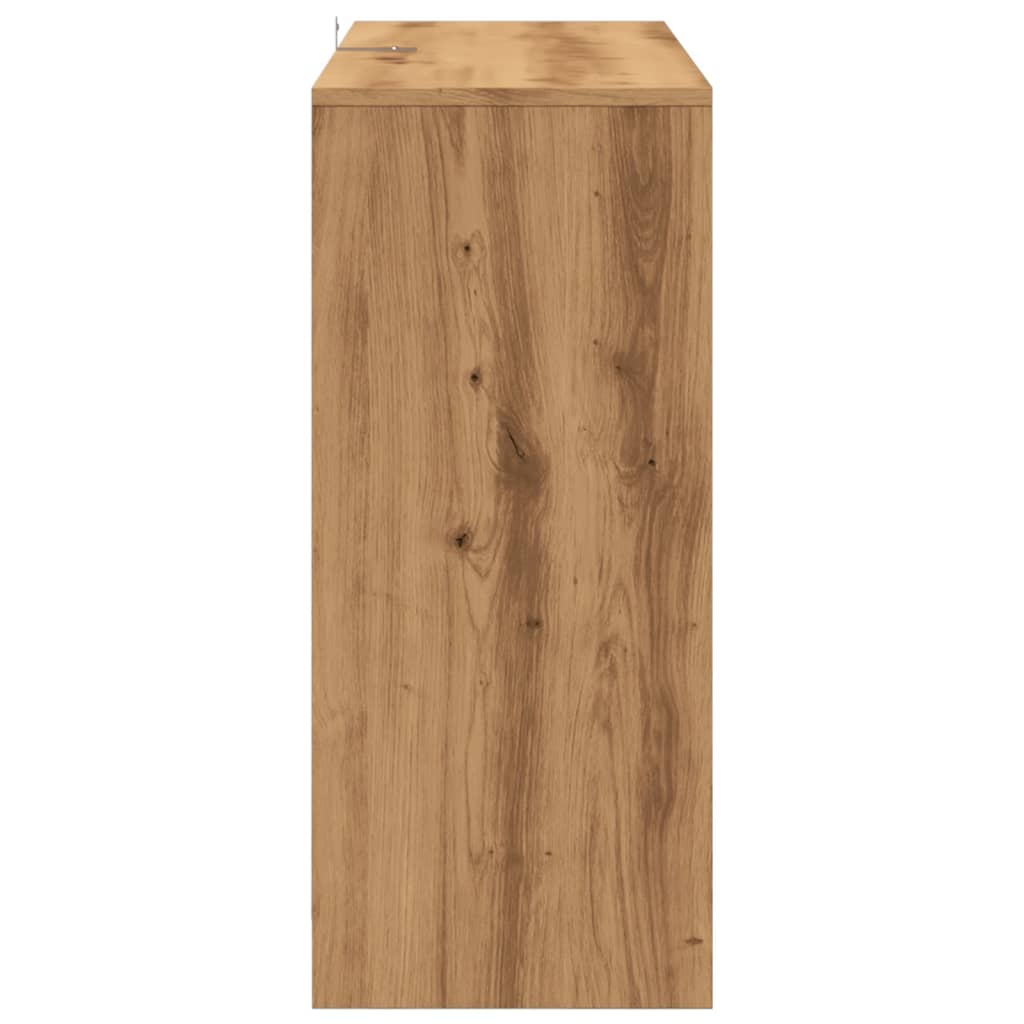 Dressoir 102x33x75 cm bewerkt hout artisanaal eikenkleurig is nu te koop bij PeponiXL, paradijselijk wonen!
