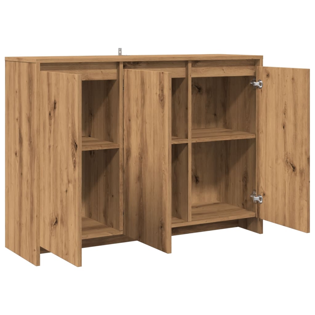 Dressoir 102x33x75 cm bewerkt hout artisanaal eikenkleurig is nu te koop bij PeponiXL, paradijselijk wonen!