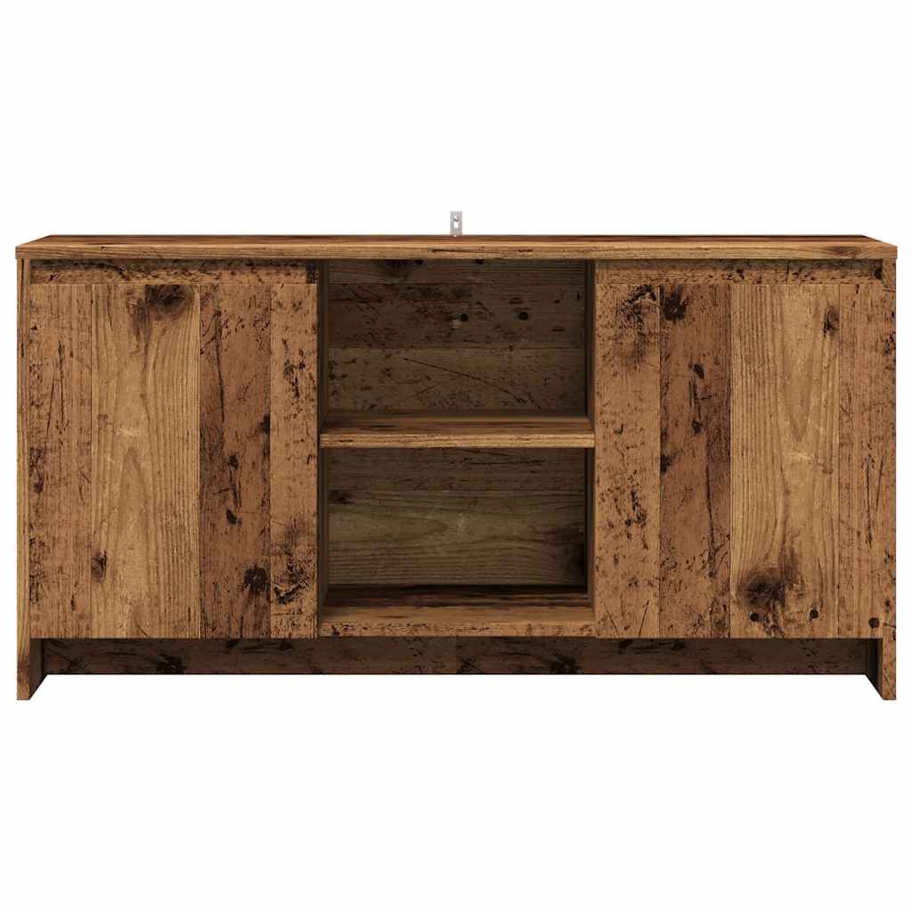 Tv-meubel 102x37,5x52,5 cm bewerkt hout oud houtkleurig is nu te koop bij PeponiXL, paradijselijk wonen!