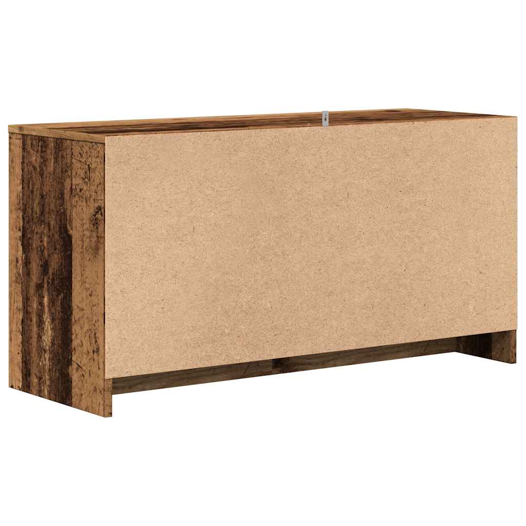 Tv-meubel 102x37,5x52,5 cm bewerkt hout oud houtkleurig is nu te koop bij PeponiXL, paradijselijk wonen!