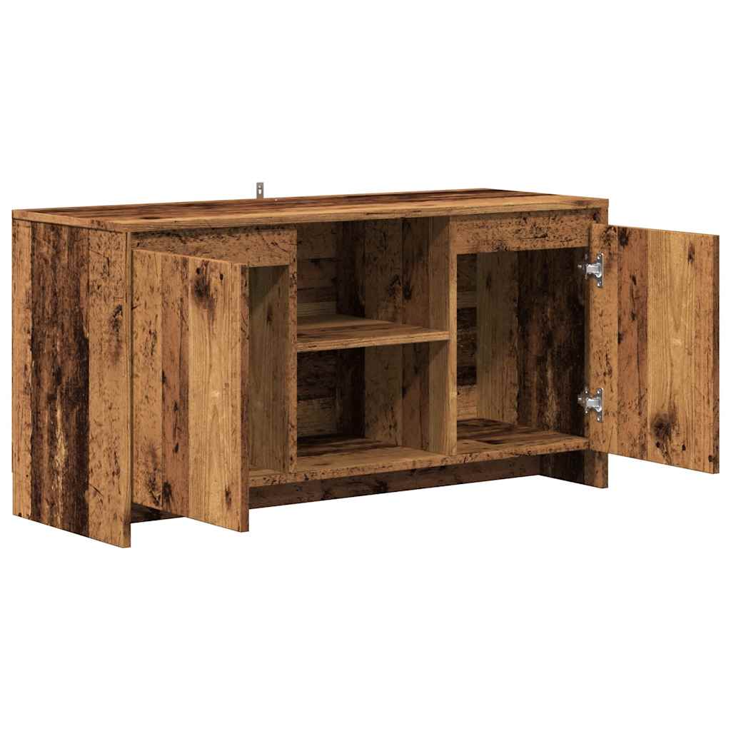 Tv-meubel 102x37,5x52,5 cm bewerkt hout oud houtkleurig is nu te koop bij PeponiXL, paradijselijk wonen!