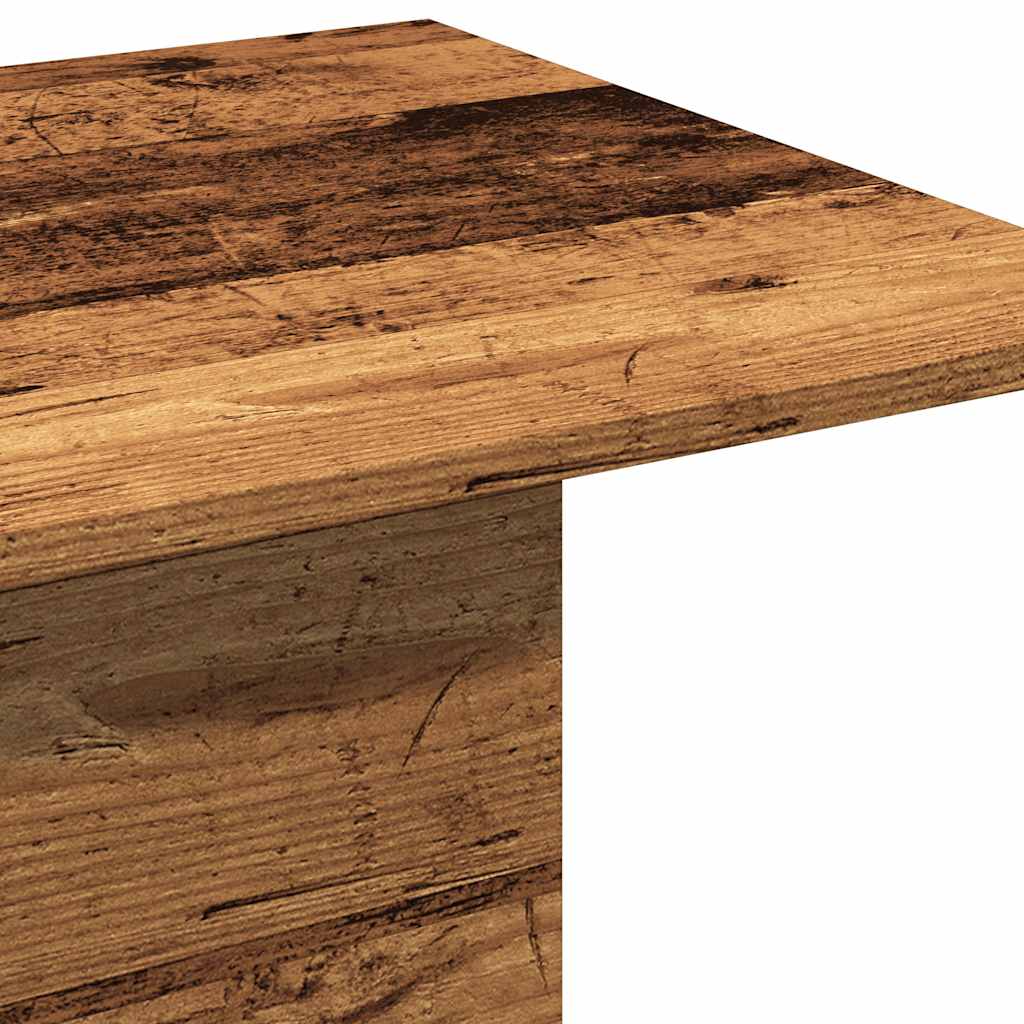 Salontafel 102x55,5x40 cm bewerkt hout oude houtkleurig is nu te koop bij PeponiXL, paradijselijk wonen!