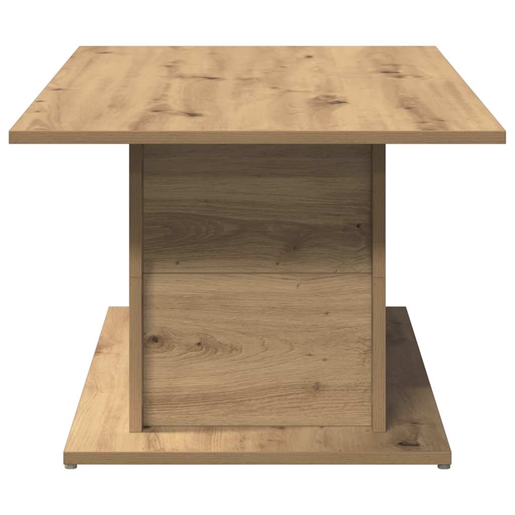 Salontafel 102x55,5x40 cm bewerkt hout artisanaal eikenkleur is nu te koop bij PeponiXL, paradijselijk wonen!