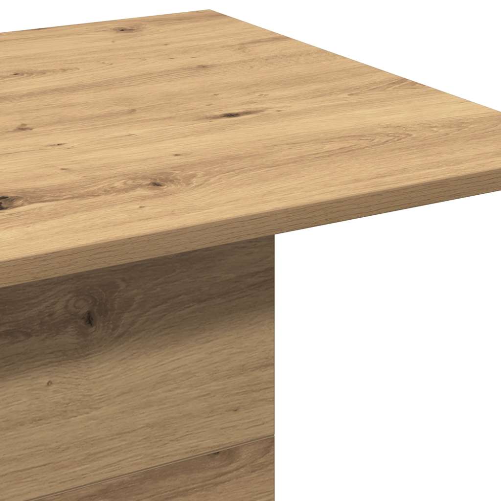 Salontafel 102x55,5x40 cm bewerkt hout artisanaal eikenkleur is nu te koop bij PeponiXL, paradijselijk wonen!