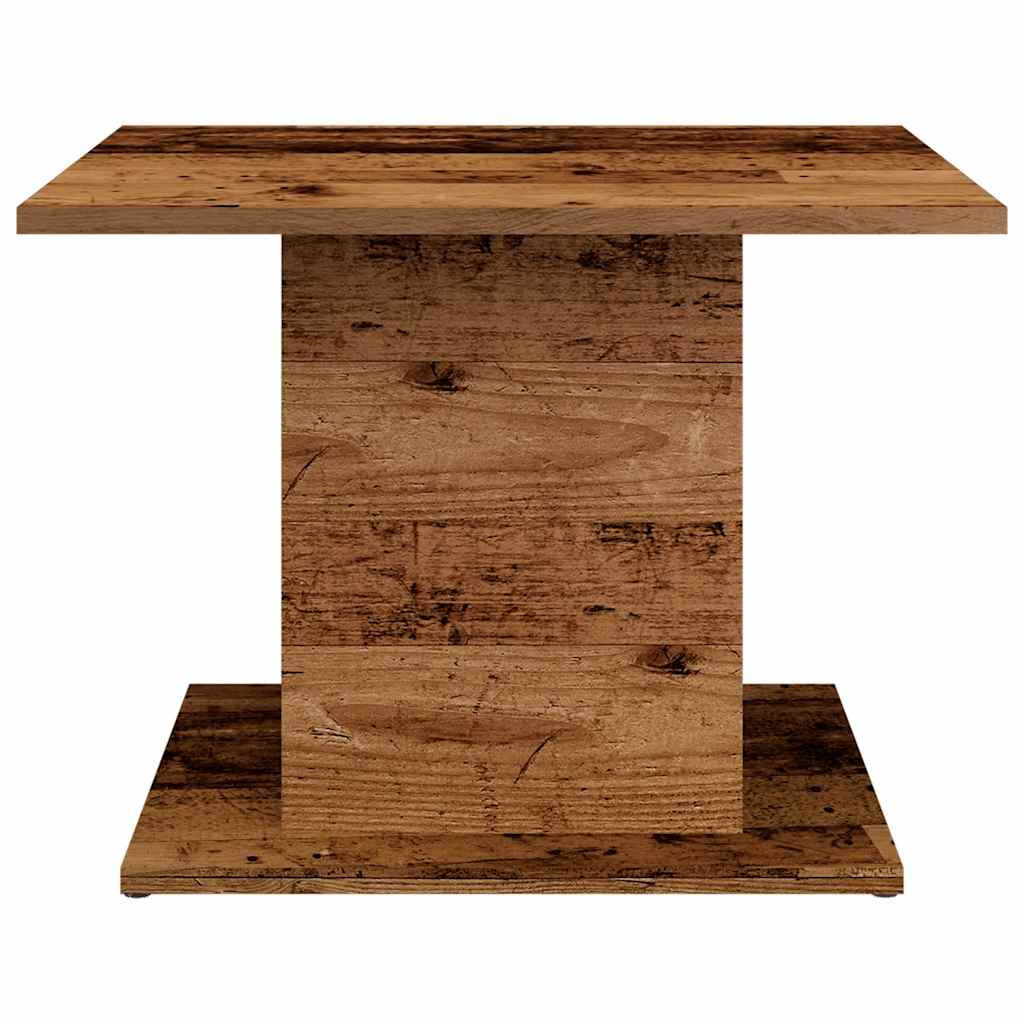 Salontafel 55,5x55,5x40 cm bewerkt hout oud houtkleurig is nu te koop bij PeponiXL, paradijselijk wonen!