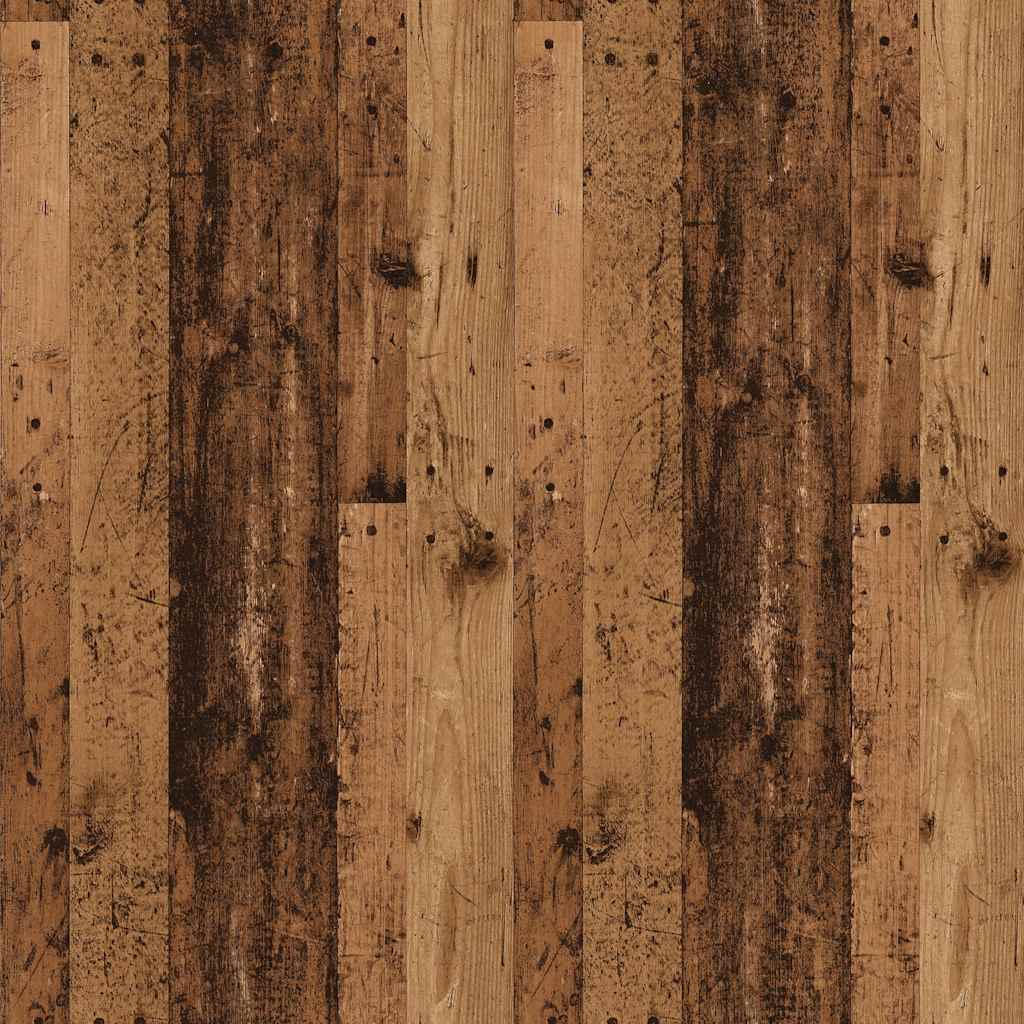 Salontafel 55,5x55,5x40 cm bewerkt hout oud houtkleurig is nu te koop bij PeponiXL, paradijselijk wonen!
