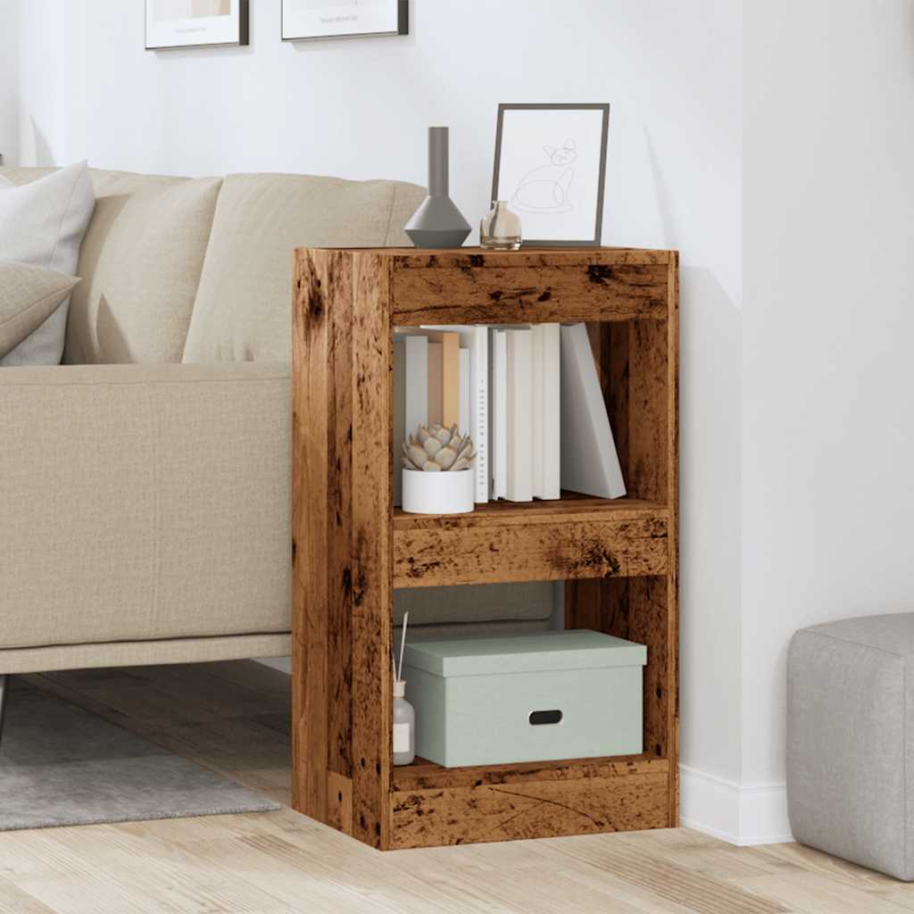 Boekenkast / kamerscherm 40x30x72 cm oud houtkleurig is nu te koop bij PeponiXL, paradijselijk wonen!