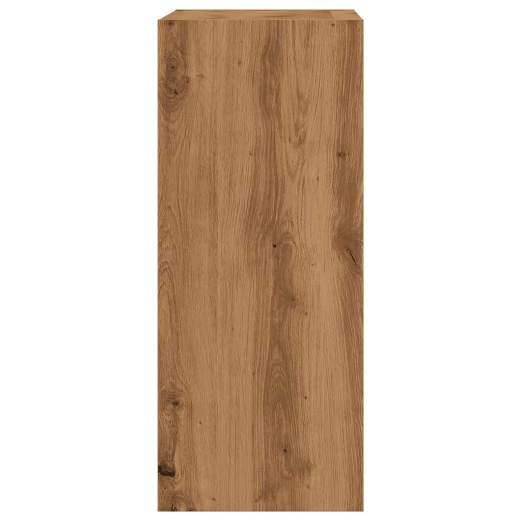 Boekenkast/kamerscherm 40x30x72 cm artisanaal eikenkleur is nu te koop bij PeponiXL, paradijselijk wonen!