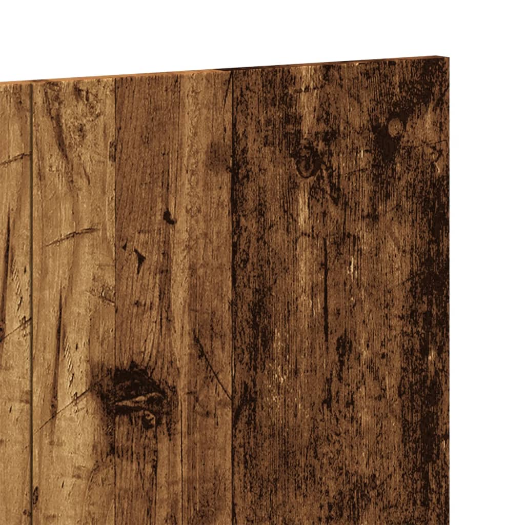 Hoofdeinde 120x1,5x80 cm bewerkt hout oud houtkleurig is nu te koop bij PeponiXL, paradijselijk wonen!
