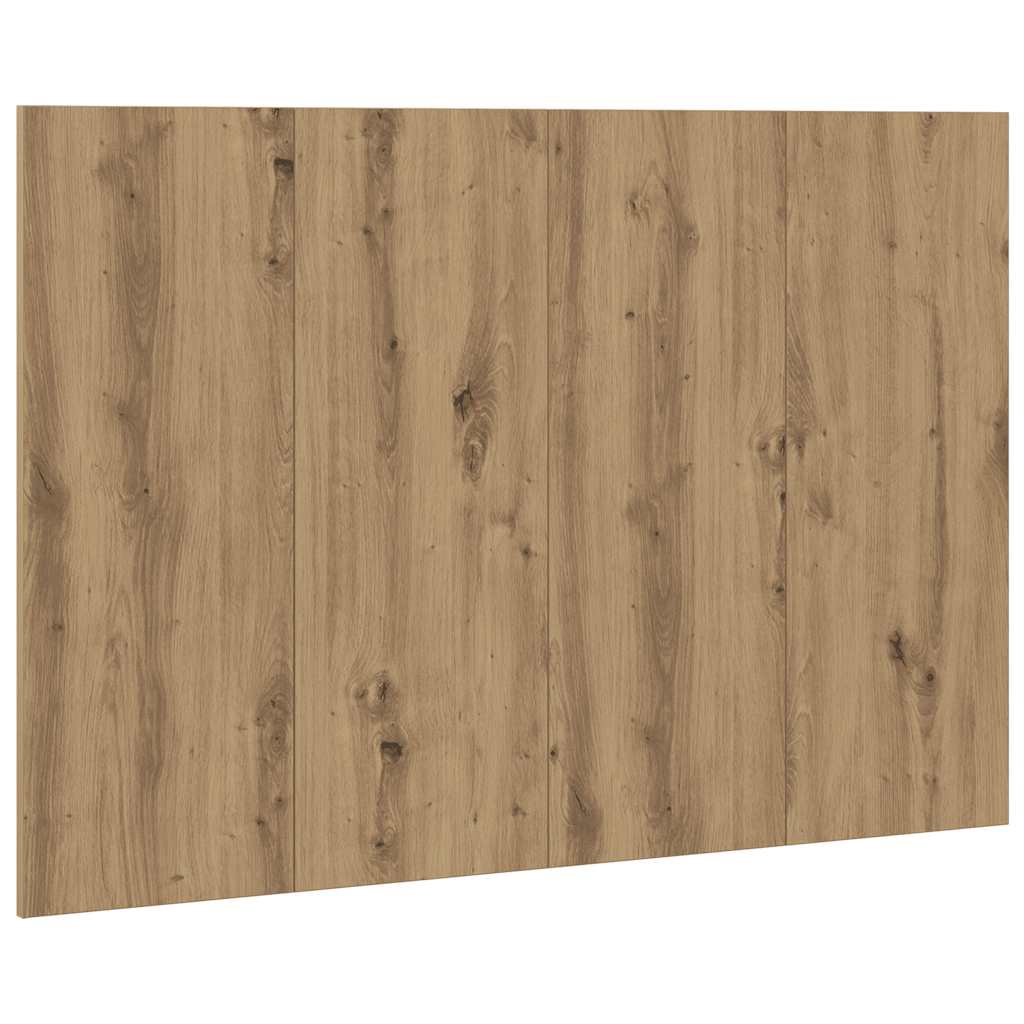 Hoofdeinde 120x1,5x80 cm bewerkt hout artisanaal eikenkleur is nu te koop bij PeponiXL, paradijselijk wonen!