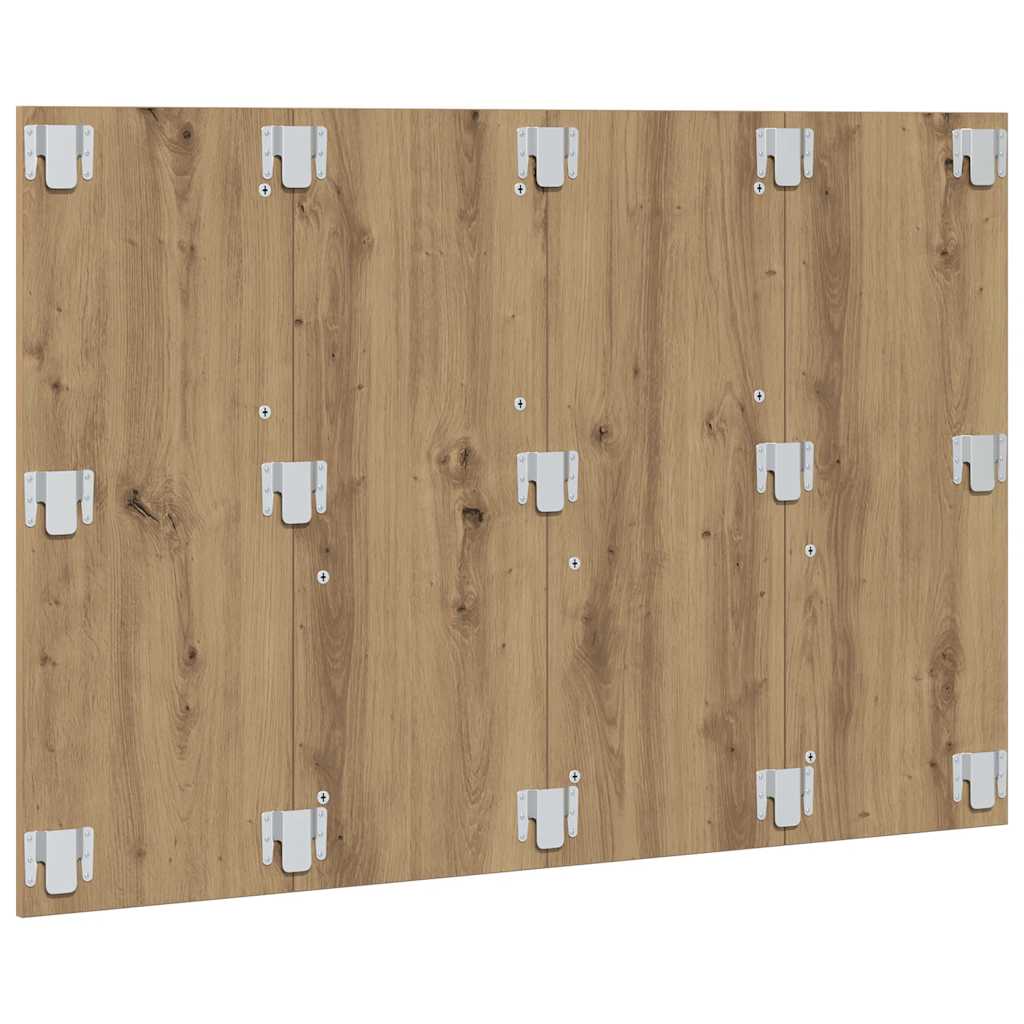 Hoofdeinde 120x1,5x80 cm bewerkt hout artisanaal eikenkleur is nu te koop bij PeponiXL, paradijselijk wonen!