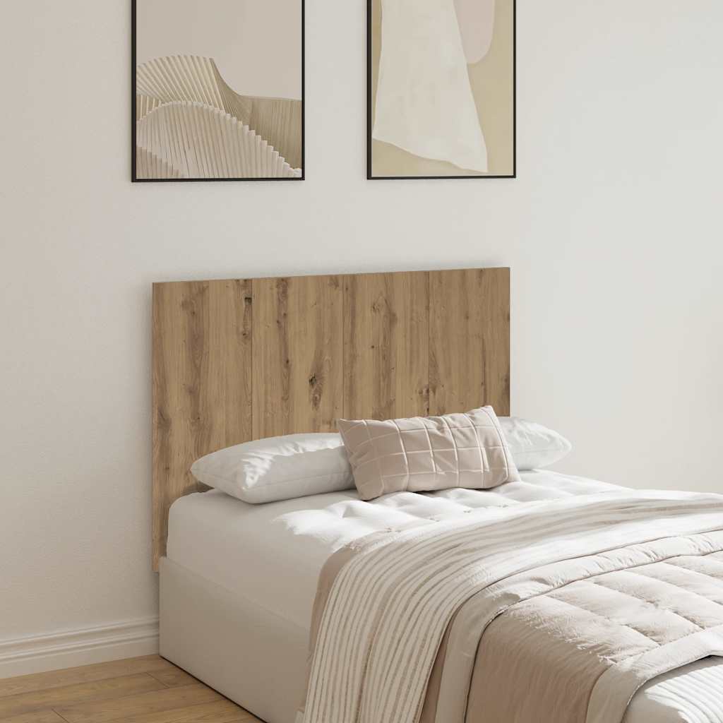 Hoofdeinde 120x1,5x80 cm bewerkt hout artisanaal eikenkleur is nu te koop bij PeponiXL, paradijselijk wonen!