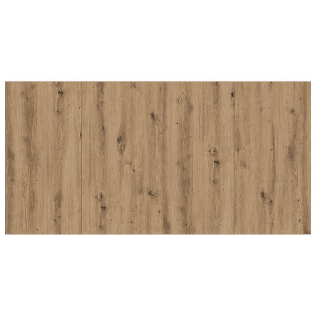 Hoofdeinde 160x1,5x80 cm bewerkt hout artisanaal eikenkleur is nu te koop bij PeponiXL, paradijselijk wonen!