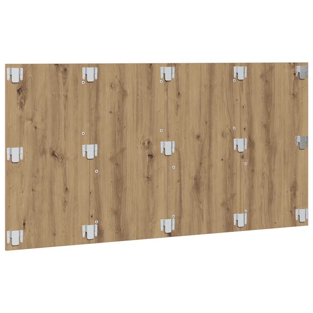 Hoofdeinde 160x1,5x80 cm bewerkt hout artisanaal eikenkleur is nu te koop bij PeponiXL, paradijselijk wonen!